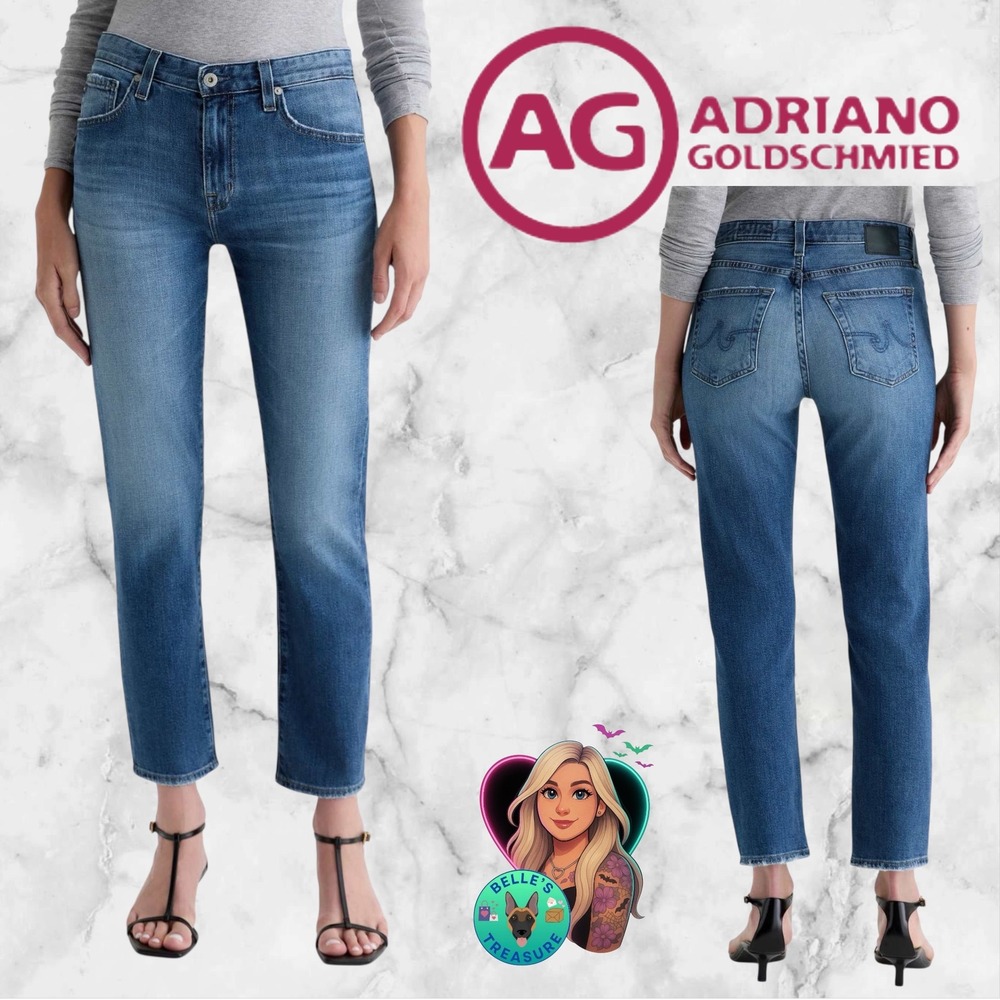 AG Adriano Goldschmied Ex-Boyfriend Slouchy Slim Jeans Size 30‎ Japanese Fabric